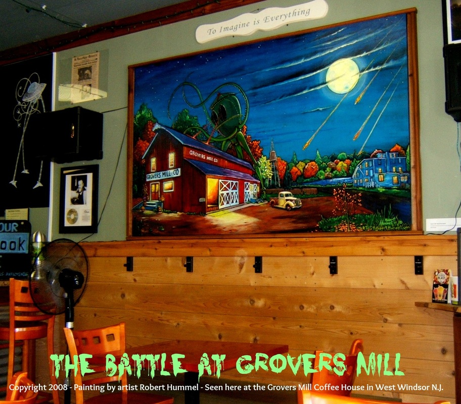 Grovers Mill coffee, Artist Robert Hummel Coffee in New jersey, NJ history 